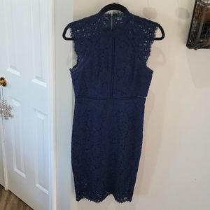 Navy Lace Dress